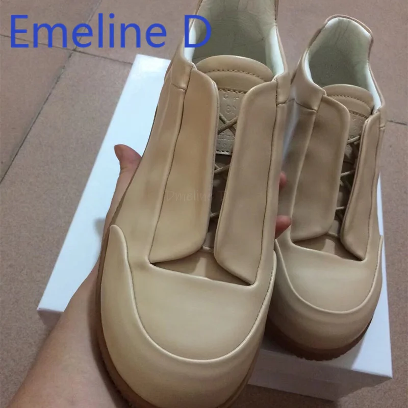 

Lace Up Derby Shoes Fashionable Simple Leather Patchwork Multi-Color Round Toe Versatile and Comfortable Flat Casual Shoes