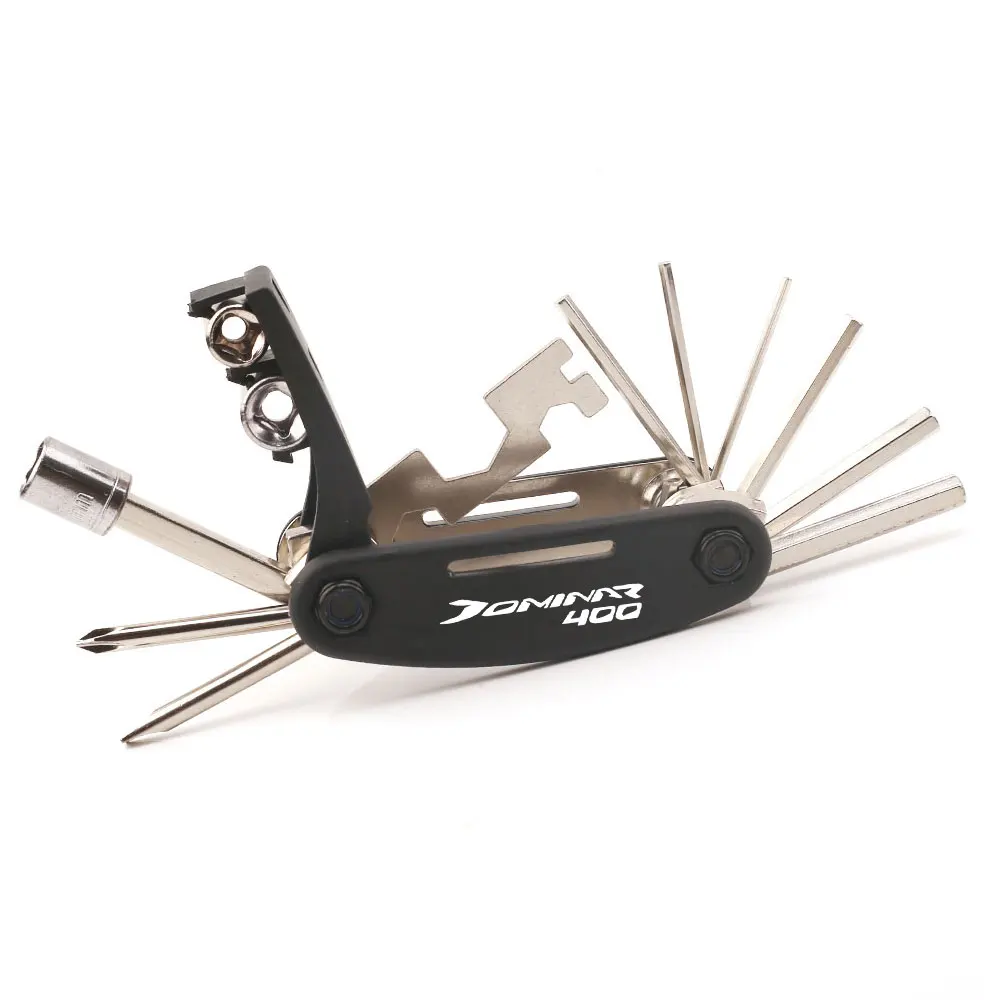 شعار لباجاج دونمينار 250 400 ملحقات الدراجات النارية مجموعة أدوات إصلاح مفك مجموعة 16 في 1 أداة متعددة الوظائف