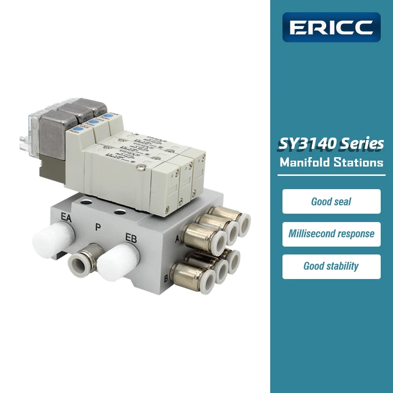 SMC type SY3140 Solenoid valve combination Single electronically controlled cylinder control valve SY3140-5LZD SY3140-6LZD