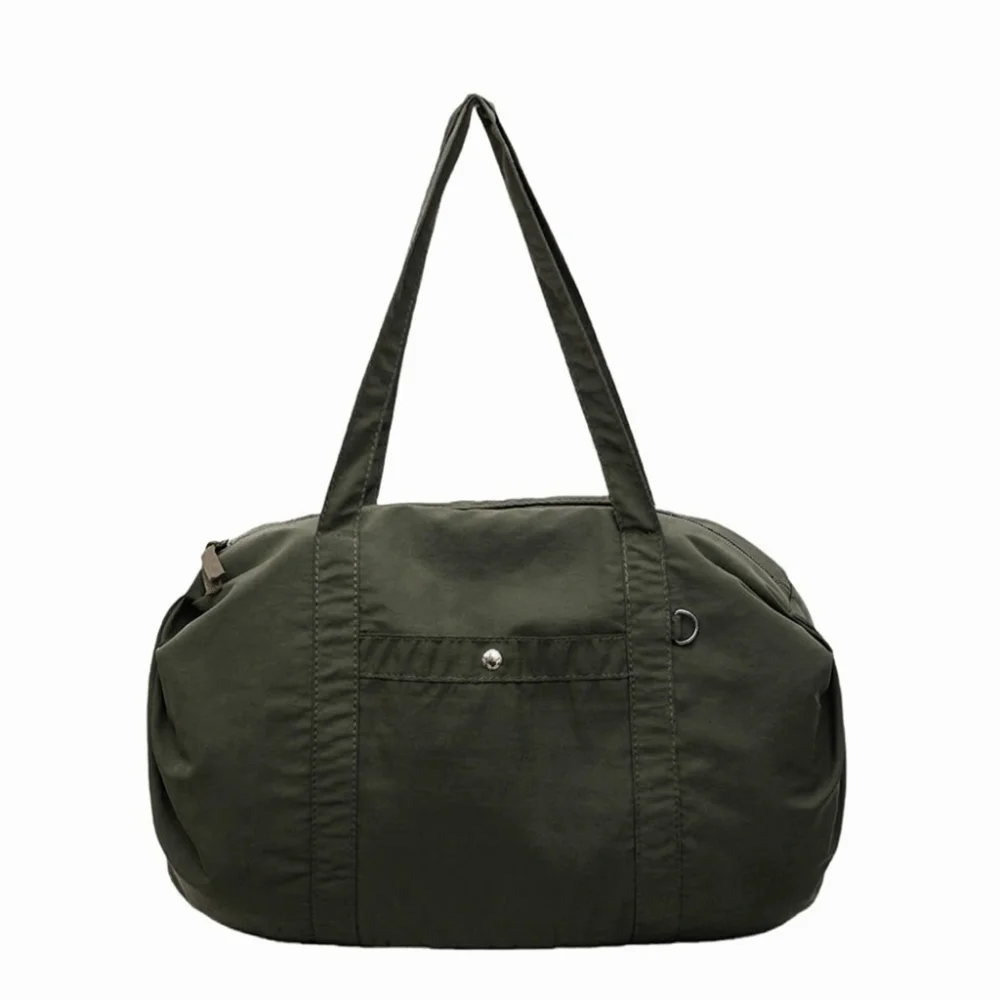 

Multifunctional Nylon Shoulder Bag Lightweight Multi-Color Large Capacity Tote Bag Durable Design Zipper Closure Handbag Party
