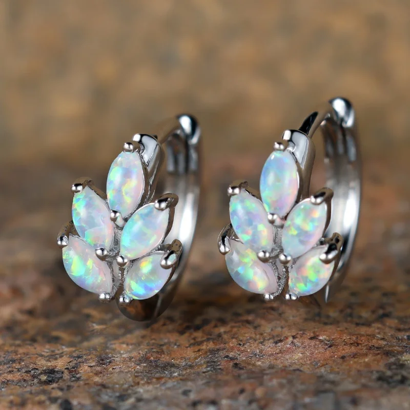 2026 New European and American Australian Earrings with Olive Pointed Blade Design, Light Luxury and Versatile Accessories