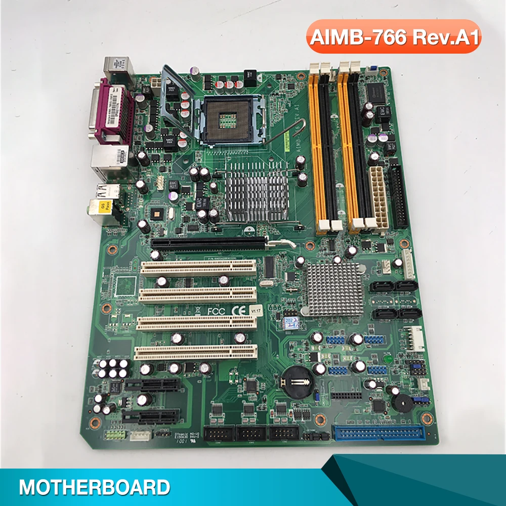 Industrial Computer Motherboard AIMB-766VG-00A1E For ADVANTECH AIMB-766 Rev.A1