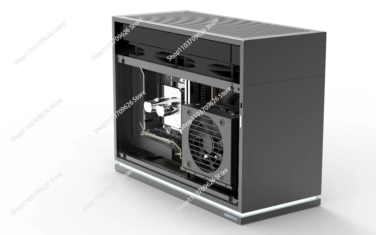 [3.5 in Stock] Acat Xpro Chassis, 280 Water-cooled Three Slot Graphics Card ITX Chassis, Formd T1 Chassis