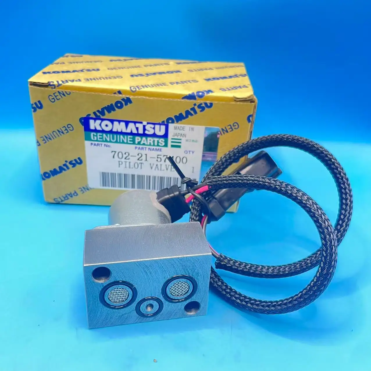 Komatsu PC200-7 PC220-7 PC200-8 유압 펌프 솔레노이드 밸브 7022157400 용 702-21-57400