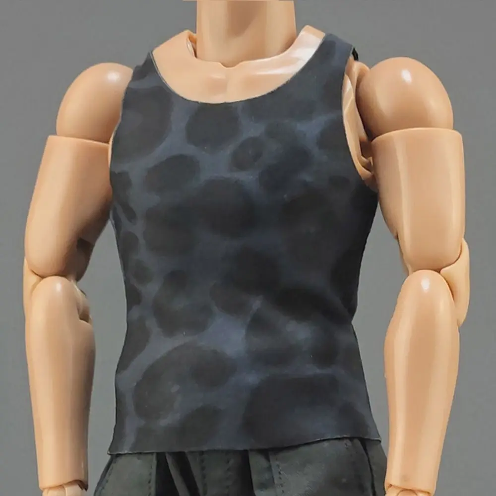 الشكل القمم ل 12 "عمل الجندي تي شيرت غير رسمي 1/6 ملابس مصغرة الجندي الشكل ملحق الرياضة القاع