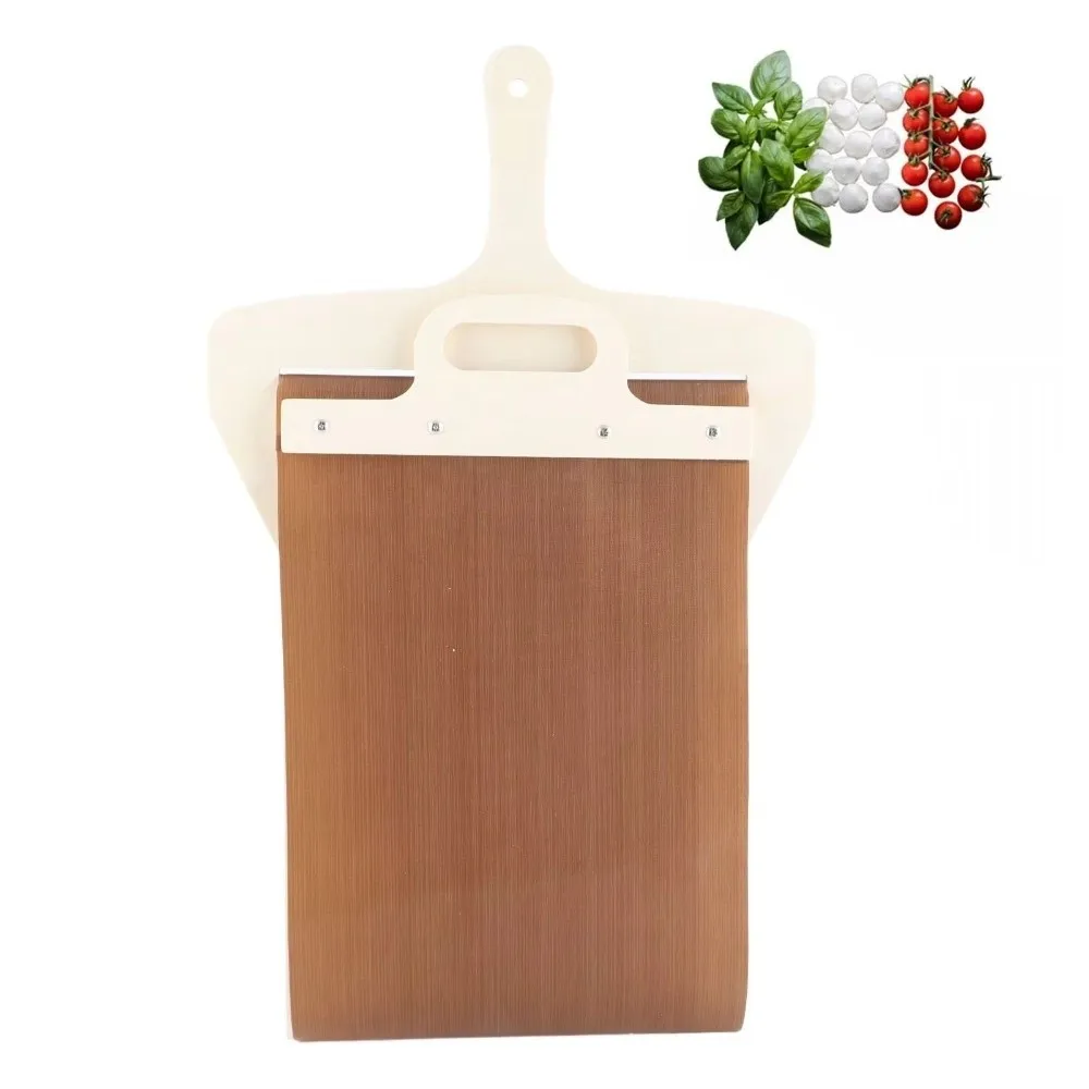Non-Stick Sliding Pizza Peel Wooden with Handle Sliding Pizza Transfer Shovel Efficient Comfortable Grip Pizza Slider Paddle