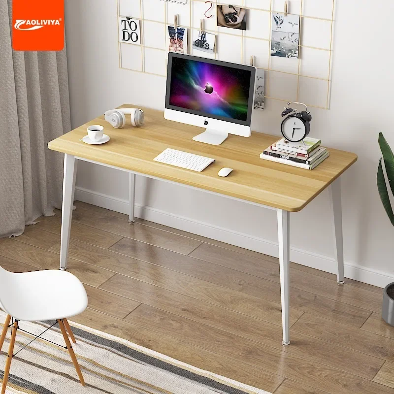 

Aoliviya Simple Computer Desk Office Desk Modern Economical Home Desk Conference Table Reception Table Conference Training