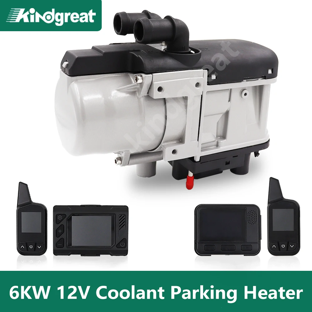 Diesel Coolant Heater 6KW 12V Dual Mode Preheater Parking Heating Device With Japanese Glow Plug For Trucks Van Car boat