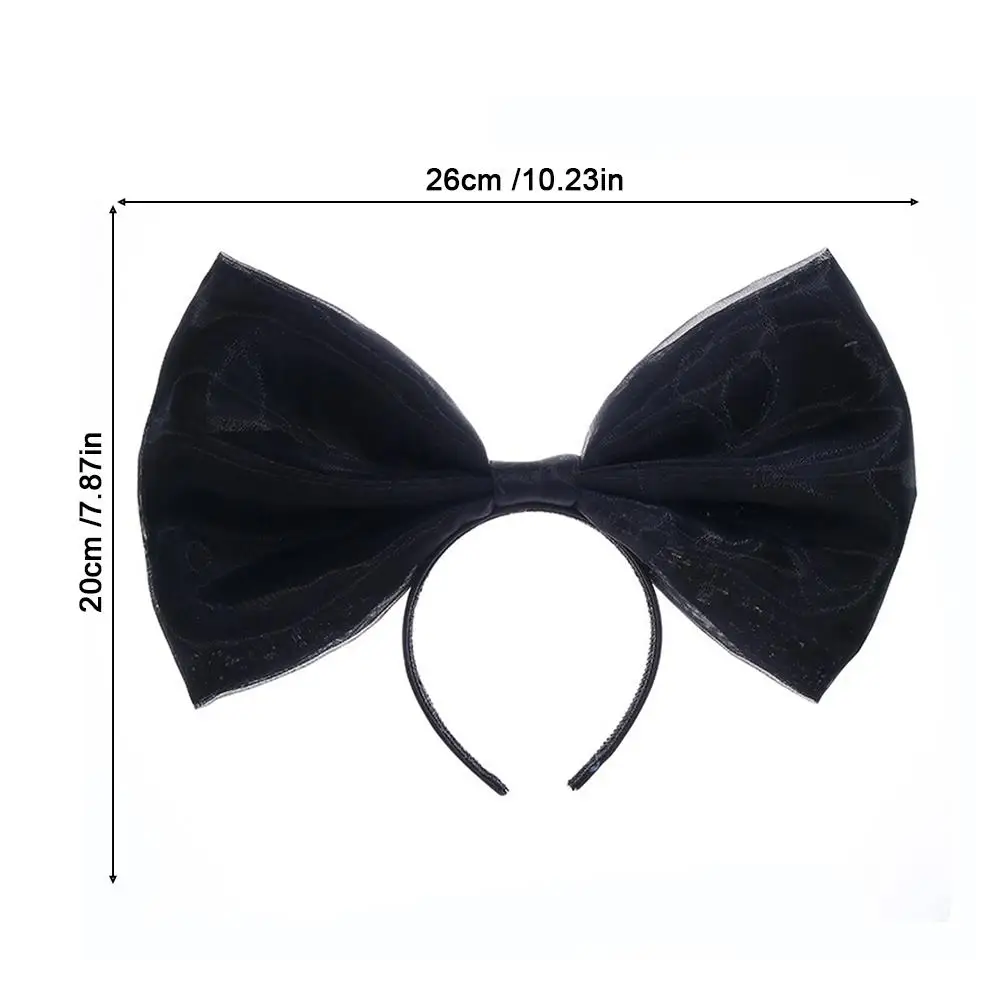 Big Bow Hair Hoop Headband Women Girls Cute Bowknot Accessory Decor Headwear Cosplay Birthday Party Headdress Costume Hair W6I6