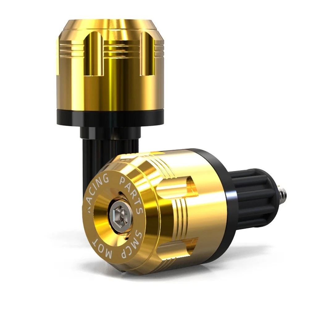 

Motorcycle Handlebar End CNC Aluminum with Oxidation Treatment for Rust Resistance Fits Hollow Handles 17-20mm For CB190R