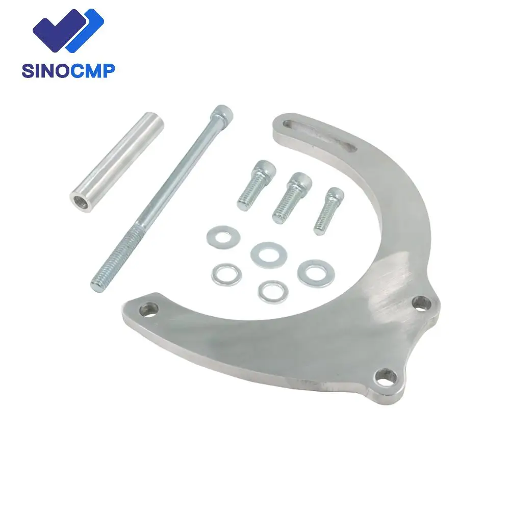 

SBC10014-A Small Block Alternator Bracket Long Water Pump Mid Mount Set For Chevy SBC LWP
