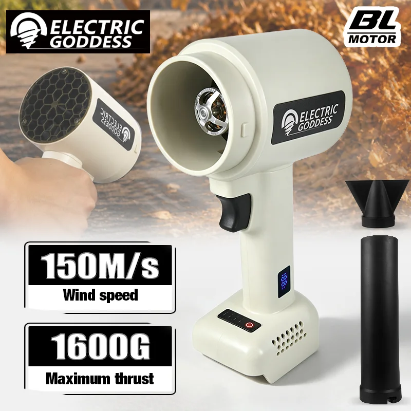 Electric Goddess Brushless Leaf Blower Turbo Fan for Drying Car Washing Blowing Dust Leaf for Makita 21v Battery ﻿pin