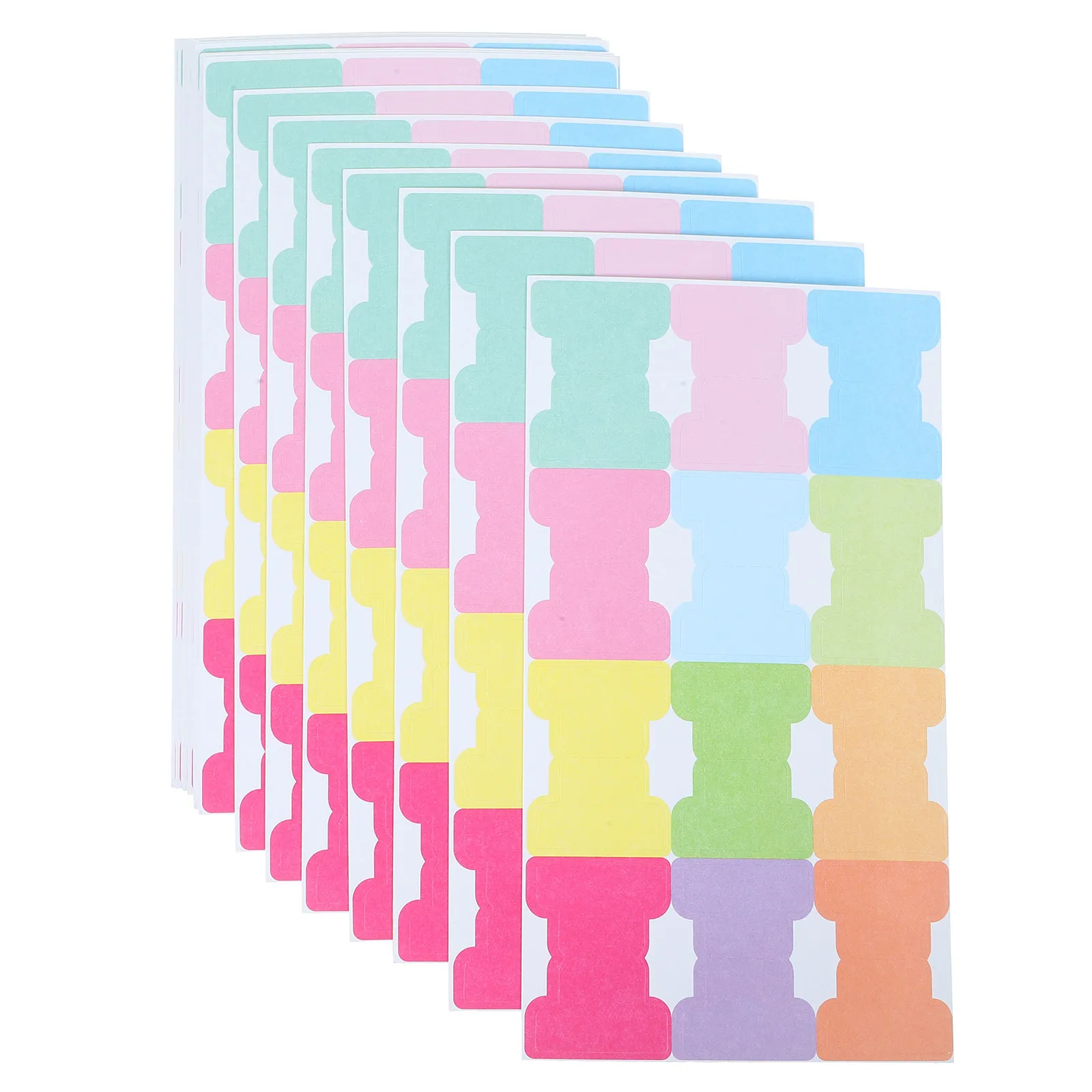 20Sheets Notebook Bookmark Sticky Page Tabs Self Adhesive Divider Tabs for Books Notes File Organizing Office School Annotation