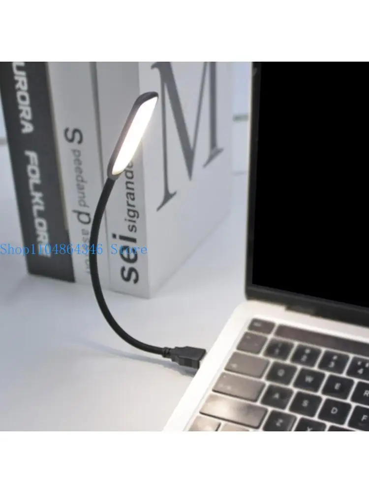 5asd Flexible USB -LED -Buch Light Mini Tisch Leselampe Tragbares Nachtlicht für PC -Laptop -Computerzubehör für Schüler