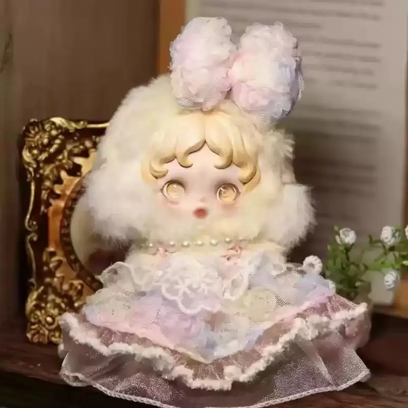 10cm Mini Doll Clothes For Skullpanda V1/V2 L'Impressionnisme Series Clothing Cute Princess Dress Doll Outfit Accessories Gift
