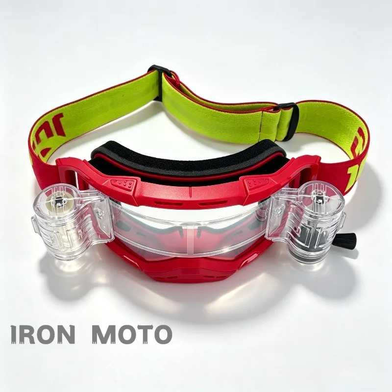 Motocross-Roll-Off-Brille, Rallye-Rennbrille, Offroad-Dirtbike-Brille, Roll-Off-Film-Brille, MX-Schutzbrille – Detail 5