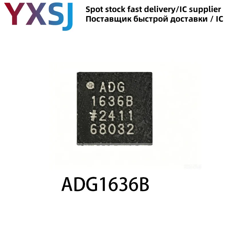 5piece ADG1636BCPZ ADG1636B QFN dual power analog switch and multiplexer