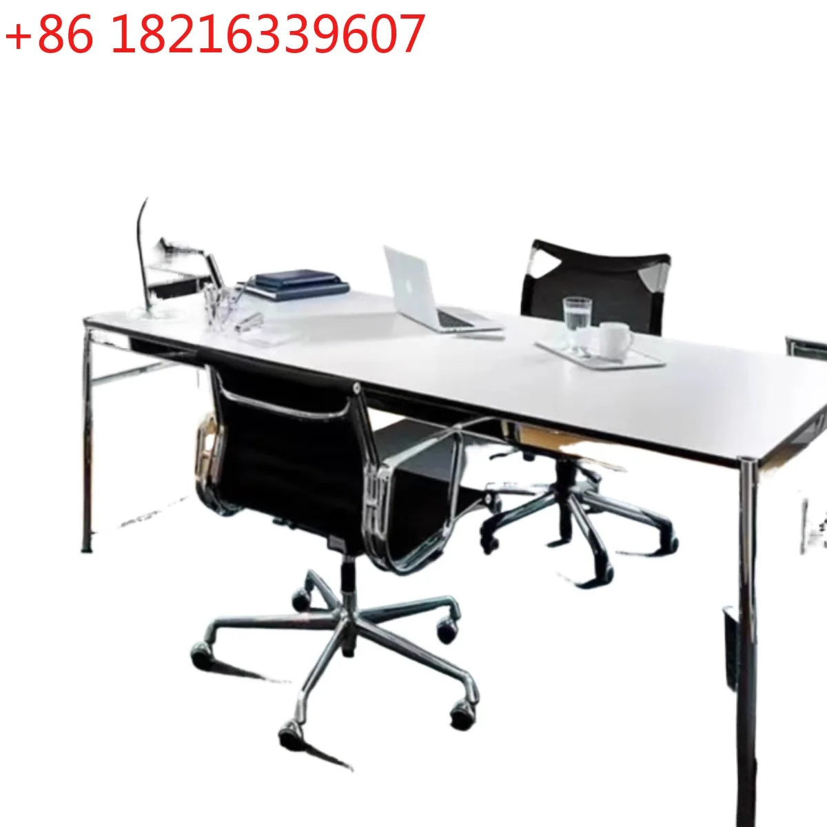 YAO medieval computer stainless steel table legs rectangular meeting minimalist table writing table