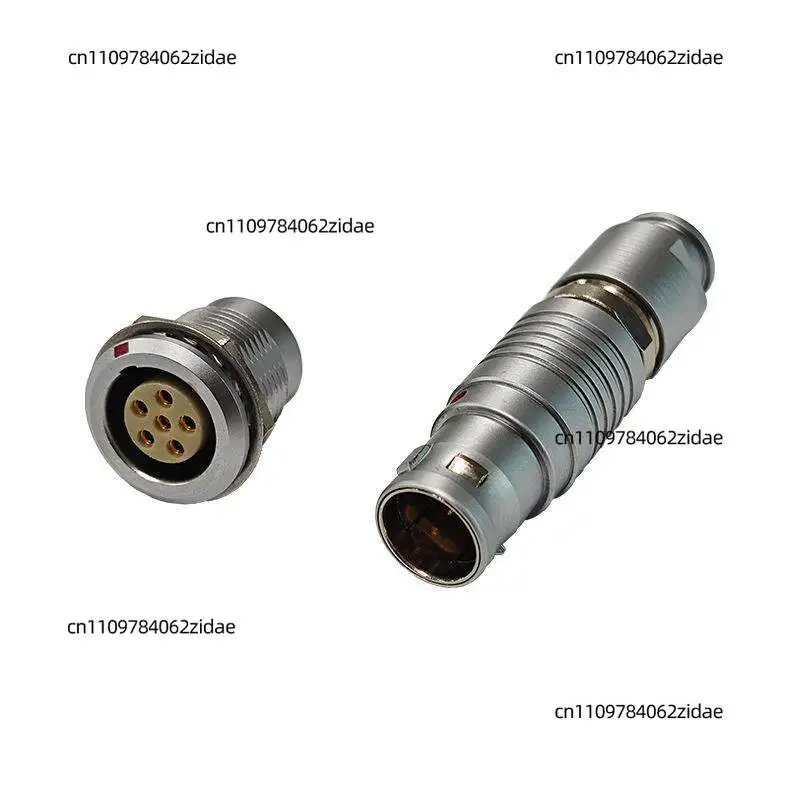

For Compatible LEMO B Series Push-Pull Self-Locking Connector FGG EGG Multi-Core Metal Aviation Plug