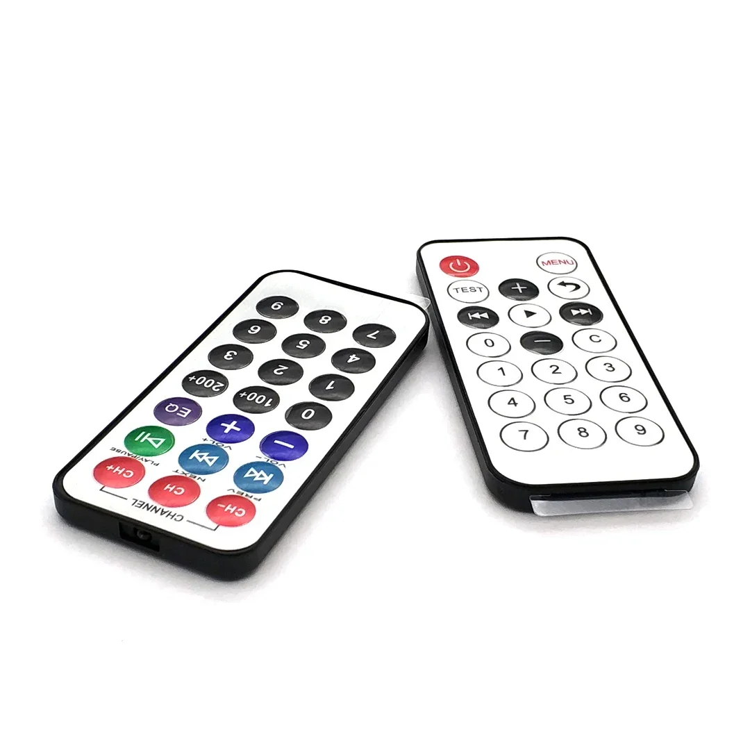 Receptor IR Receptor de audio Bluetooth Control remoto MP3 Control remoto por infrarrojos 17 Control remoto de 2021 teclas (sin baterías)