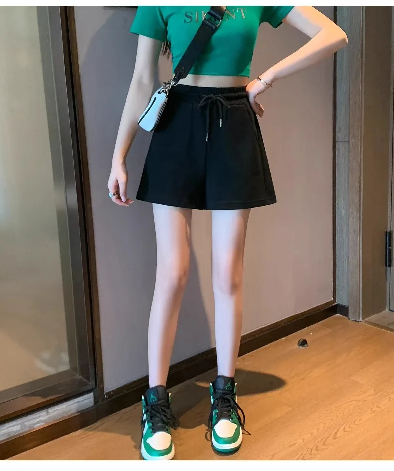 Fno pockets emale طالب جامعي الترفيه المنزل الرياضة تشغيل السراويل فضفاضة تناسب الركض السراويل، ملابس رياضية لليوجا، السراويل الرياضية الصالة الرياضية