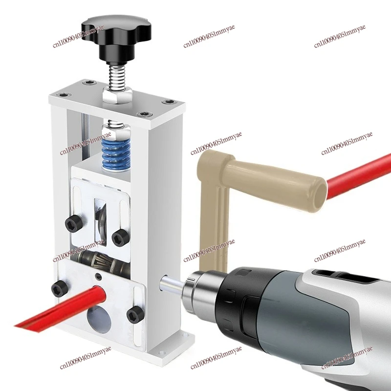 

Wire stripping machine scrap copper wire household waste wire and cable small manual stripping machine