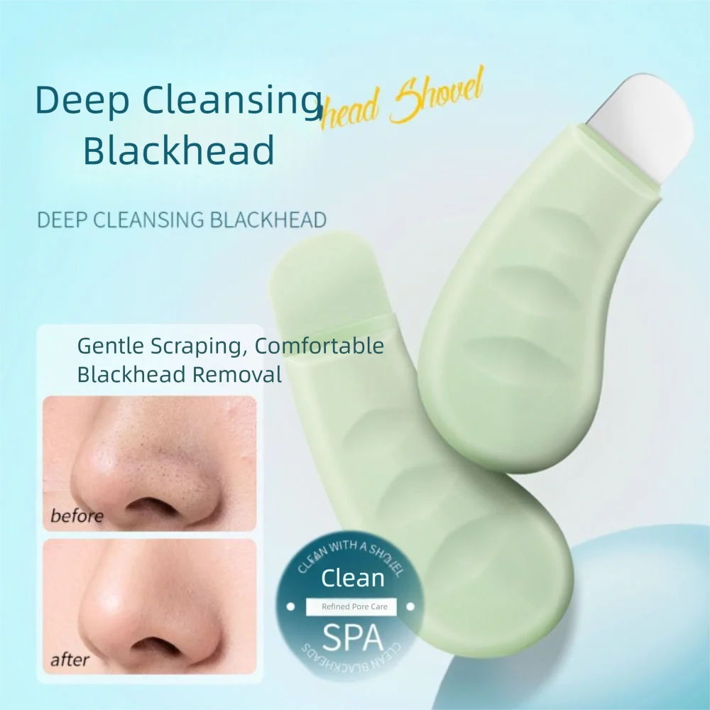 Nieuwe Siliconen Facial Mee-eter Removal Tool Diep Schoon Verwijderen Whitehead Acne Gezicht Spatel Handheld Talg Remover Schoonheidsverzorging Tool