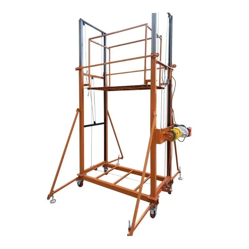 

Height 2-10 meters Load bearing 500KG Remote control Portable Electric lifting Scaffolding Suspended Decoration Construction