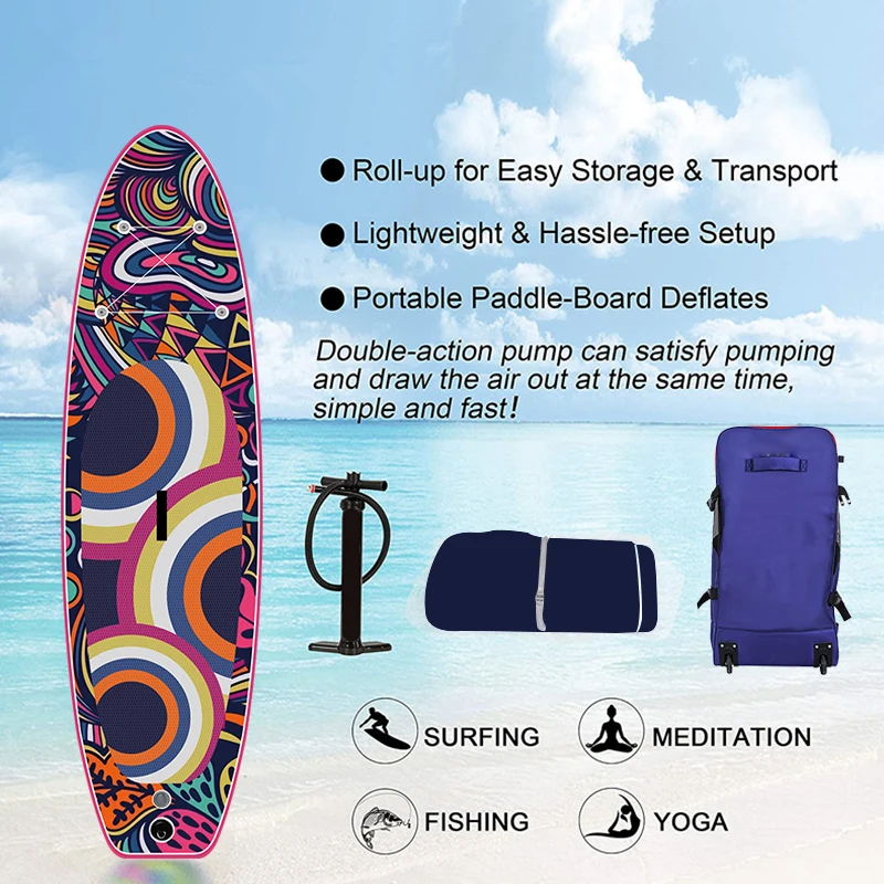 Hotselling Surfing Board Standup SUP Inflatable Paddle Boards Family Sup Surfboard