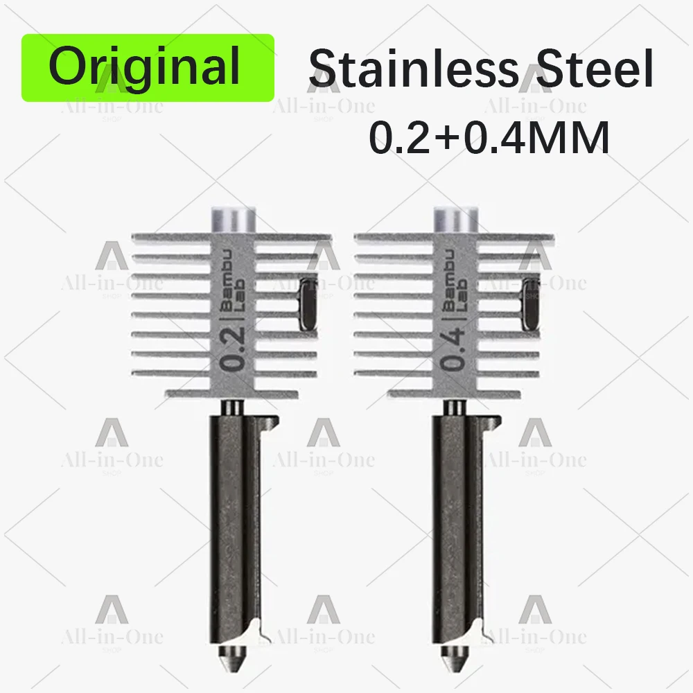 Mini Fast Speed Hot End Assembly 0.2/0.4/0.6/0.8mm Hardened Steel Nozzle 3D Printer Part Original Kit for Lab A1/A1