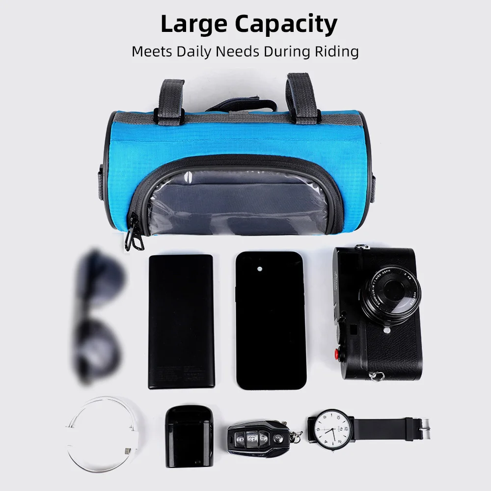 Handlebar Bag Bike Phone Bag for 6.5\