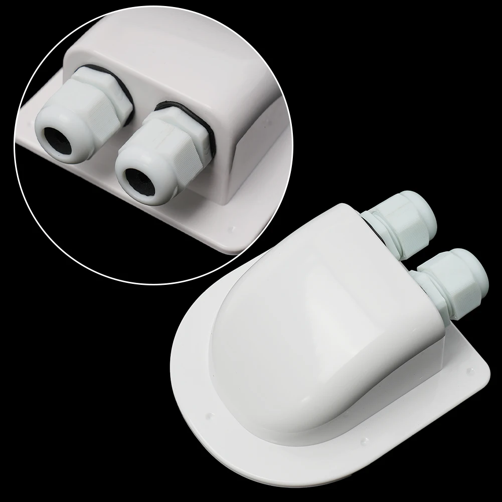 Outdoor-Ready Solar Cable Guide Connection Box for Motorhome RV Yacht Deck and Flat Roof Photovoltaic Installations