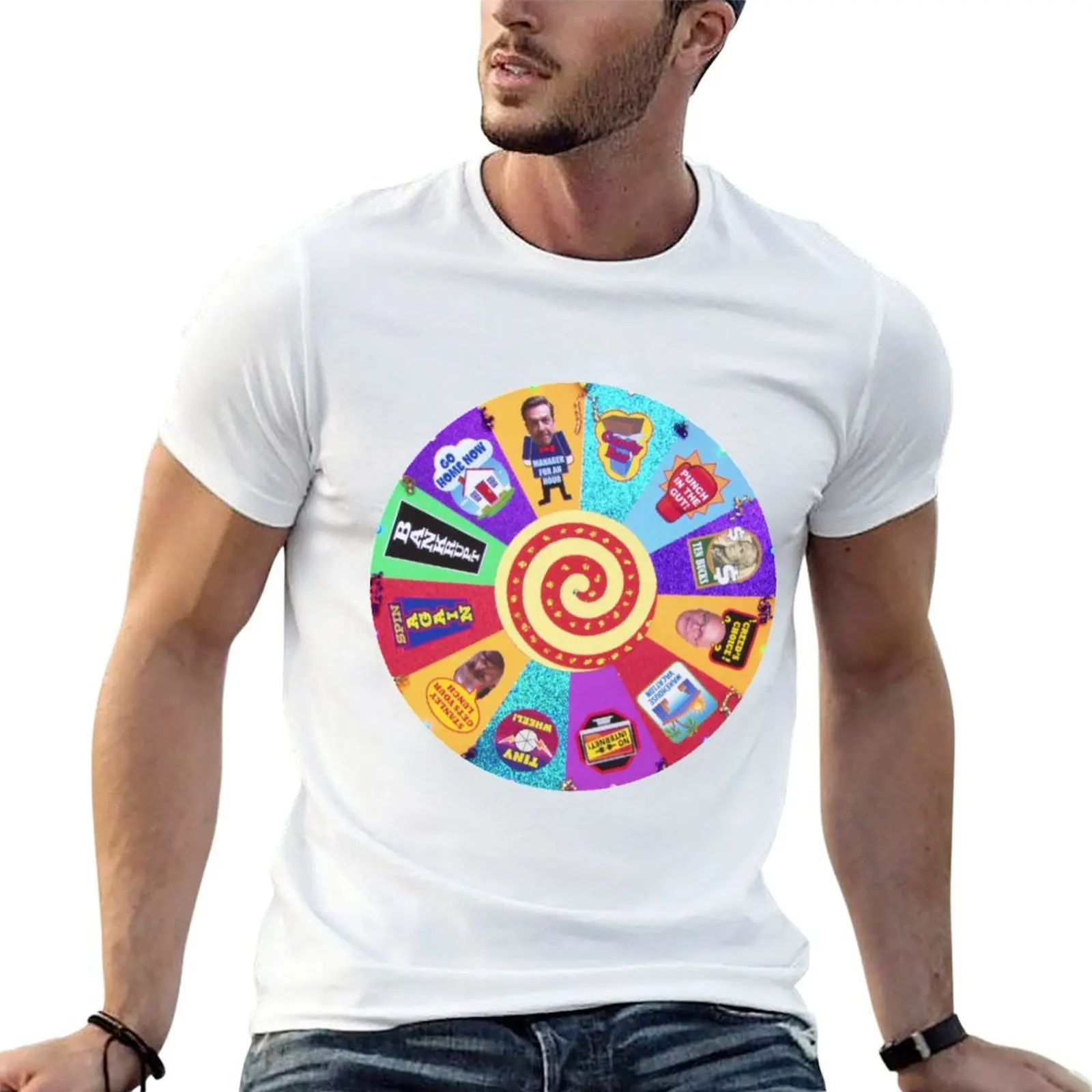 

Chore Wheel T-Shirt t shirts with prints t shirts for man graphic vintage t shirt for man T-shirt