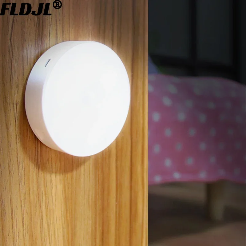 

LED Motion Sensor Night Light Wireless Energy-saving Body Induction Lamp Wall Lamp USB Charging Bedroom Corridor Lighting