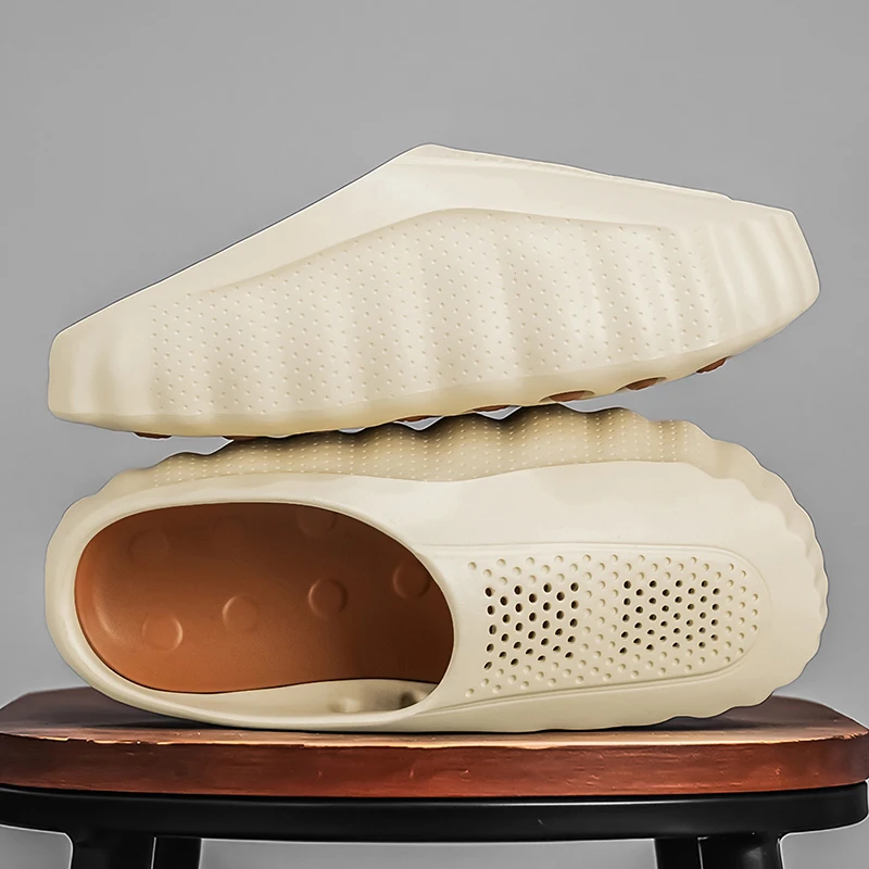 ArfaStep Unisex Massage Slippers EVA Thick Sole Clogs Foot Acupoint Massage Non-slip Breathable Indoor Outdoor Shoes image 5