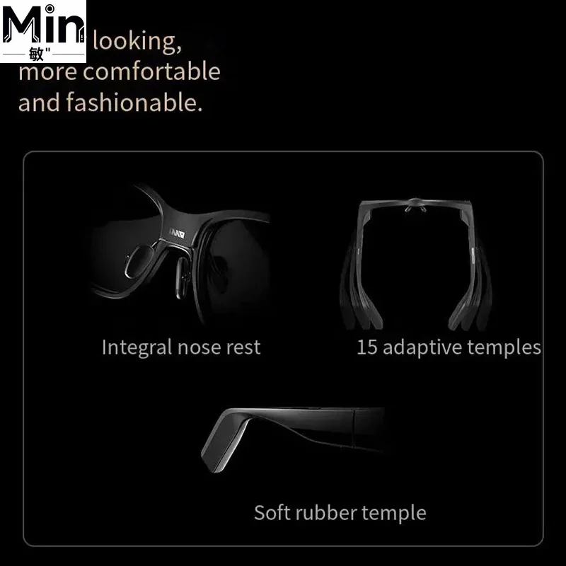 New INMO AIR3 Standalone AR Smart Glasses 1080P Binocular Waveguide Display with 3D Control Ring Real-Time Multi-Language