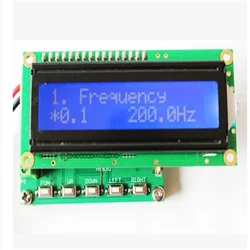 Three-phase sinusoidal signal generator phase adjustable from 0 to 360 degrees 1.00 ~ 200khz frequency meter