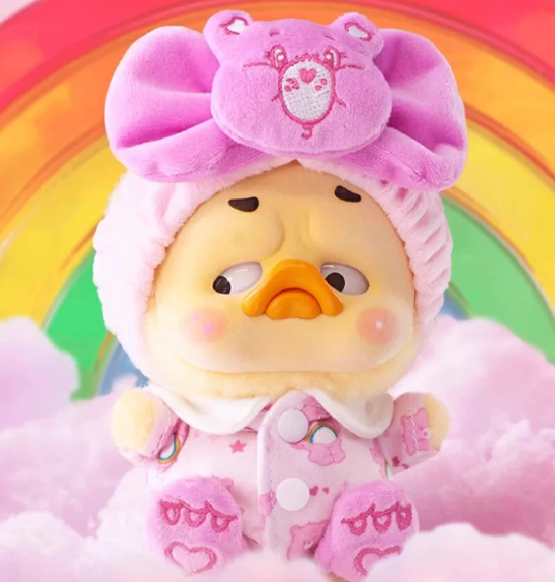 

Раздражающая утка Upsetduck трансформирует в радужную утку, модная кукла в глухой коробке, милая кукла-подвеска, мультяшный орнамент, подарок на день рождения