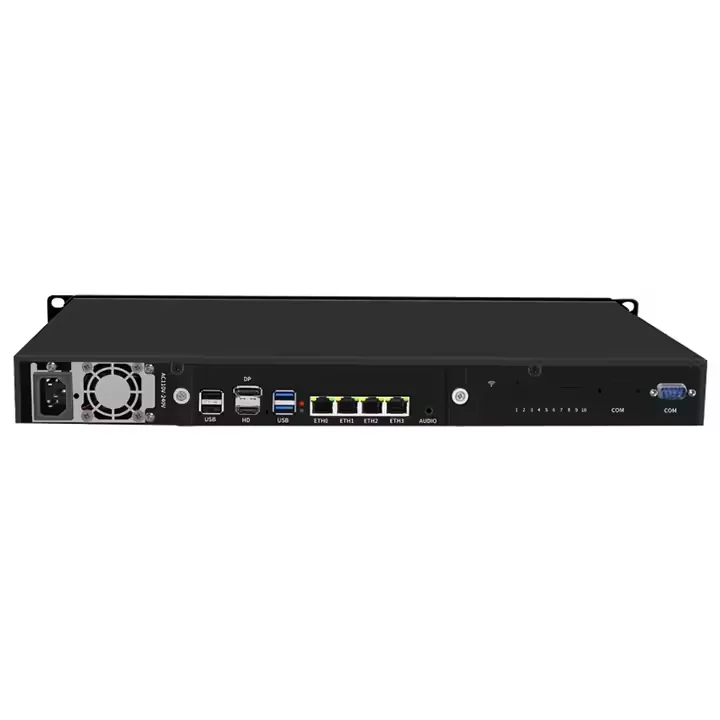 

BKHD N100 1U Rack Network Appliance 4*LAN 2.5G 6*SATA DDR5 M.2 SSD Firewall Router X86 Embedded Linux Security NAS in Stock
