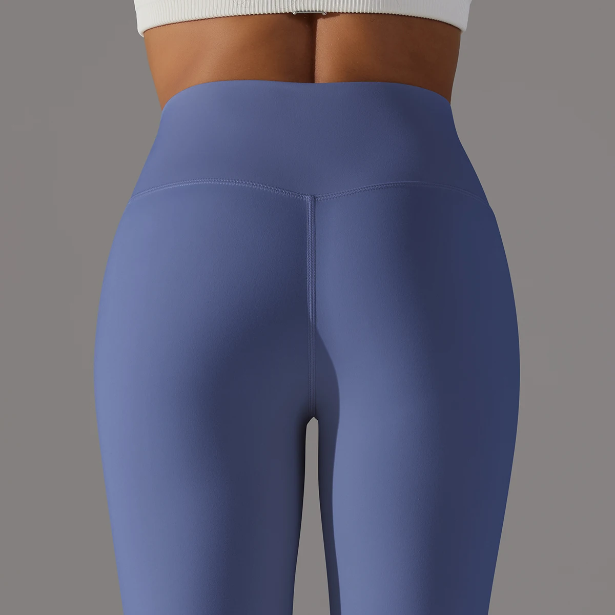 Cintura alta nu sentimento leggings empurrar para cima do esporte mulheres fitness correndo yoga calças energia sem costura leggings ginásio menina