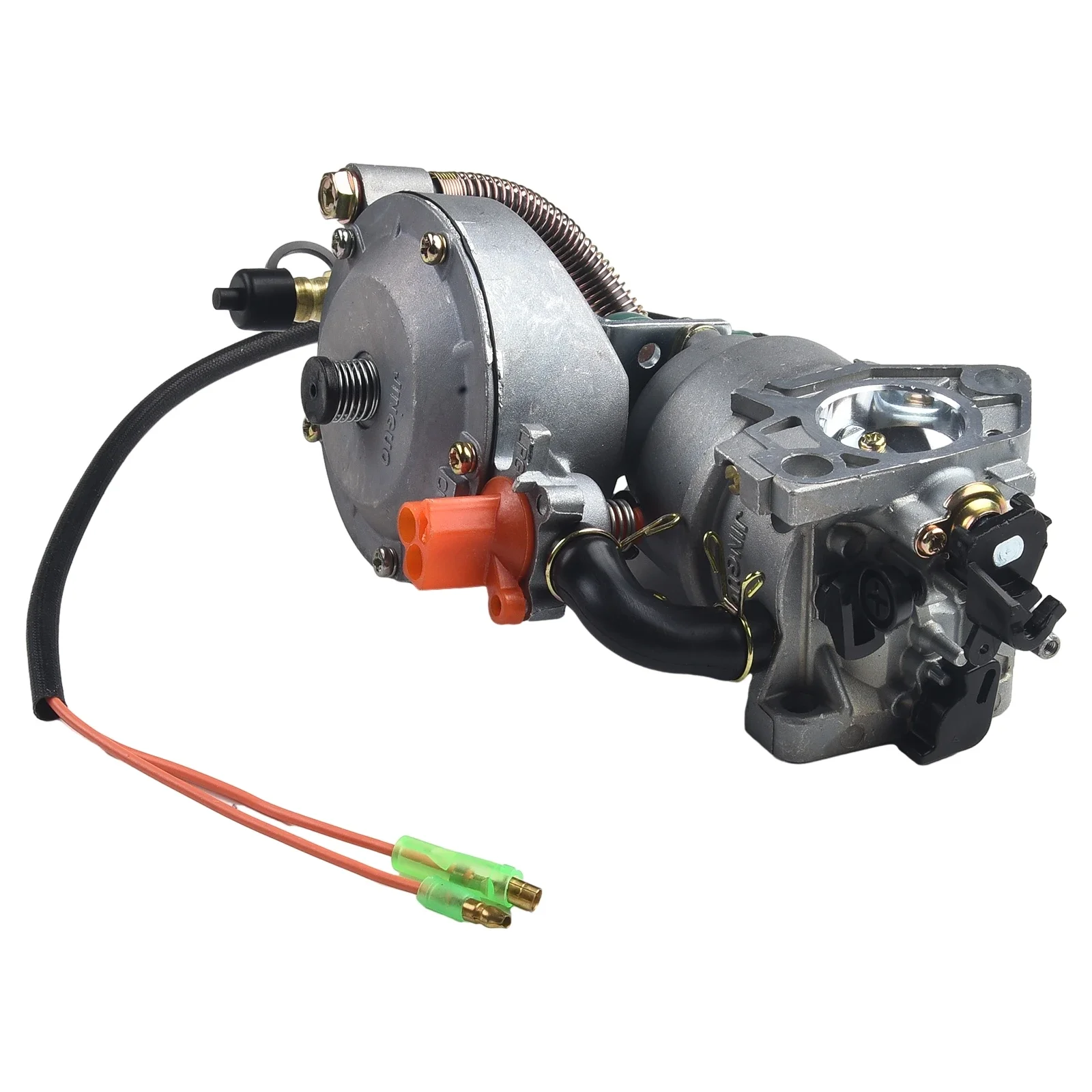 

Dual Fuel Carburetor Kit with Manual Throttle for LPG and Gasoline Conversion of For Honda GX390 188F Generator