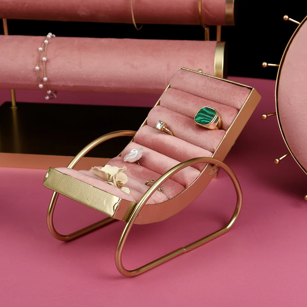 

Jewelry Display Stand Bracelet Ring Storage for jewelry store counter Earring Necklace Organizer Beautiful Desktop Decoration