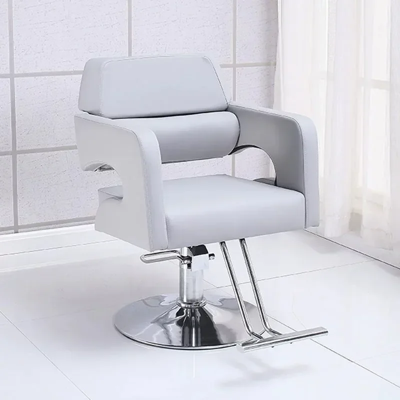 Modern Simple Style Barber Chairs Nordic Luxury Perm Hair Dyeing Barber Chairs Professional Comfort Salon Furniture Sedie FYBC
