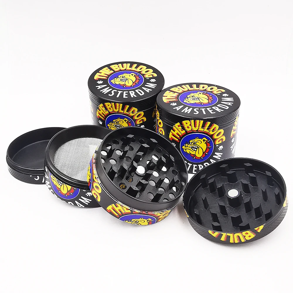 50 مللي متر المعادن الكلب عشب طاحونة 4-Layer دليل التوابل الفلفل مطحنة هاون العشب الخام التبغ طاحونة أداة #6