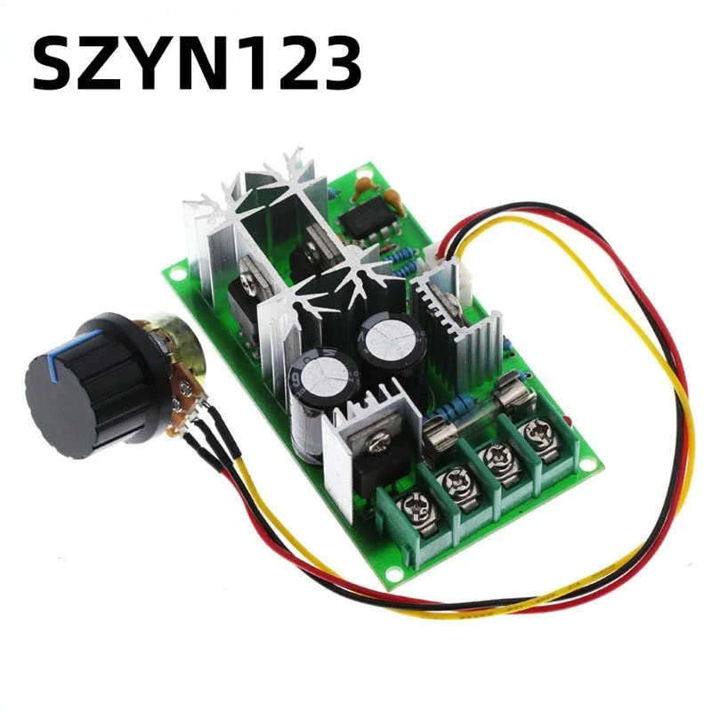 DC10-60V DC motor speed regulator 12V 24V 36V 48V High power drive module PWM Motor speed controller 20A current regulator