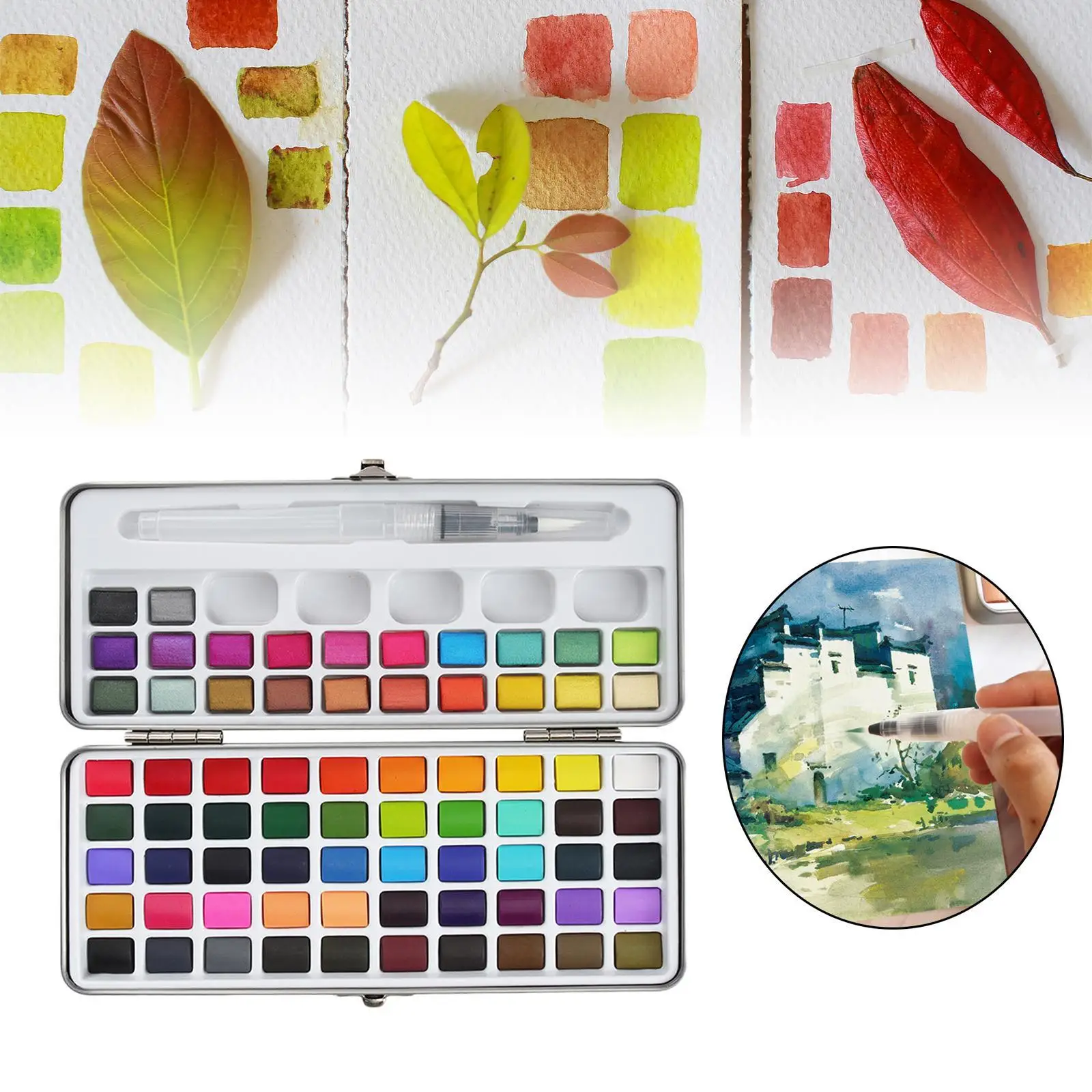 Professionals Solid Paint Set Travel for Students Adults Kids