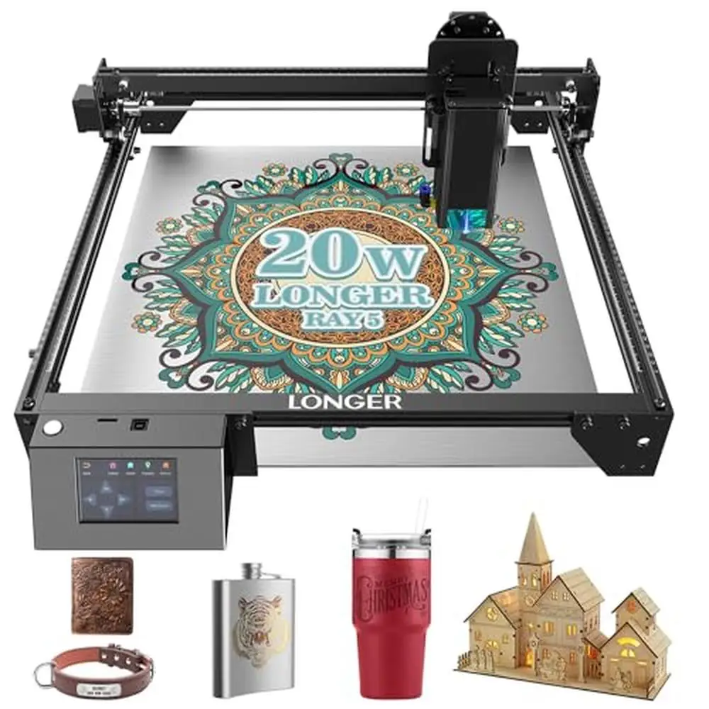 

20000mW High Precision Laser Engraver Cutter 130W Engraving Cutting Machine Metal Wood Acrylic Stainless Steel Color Engraving
