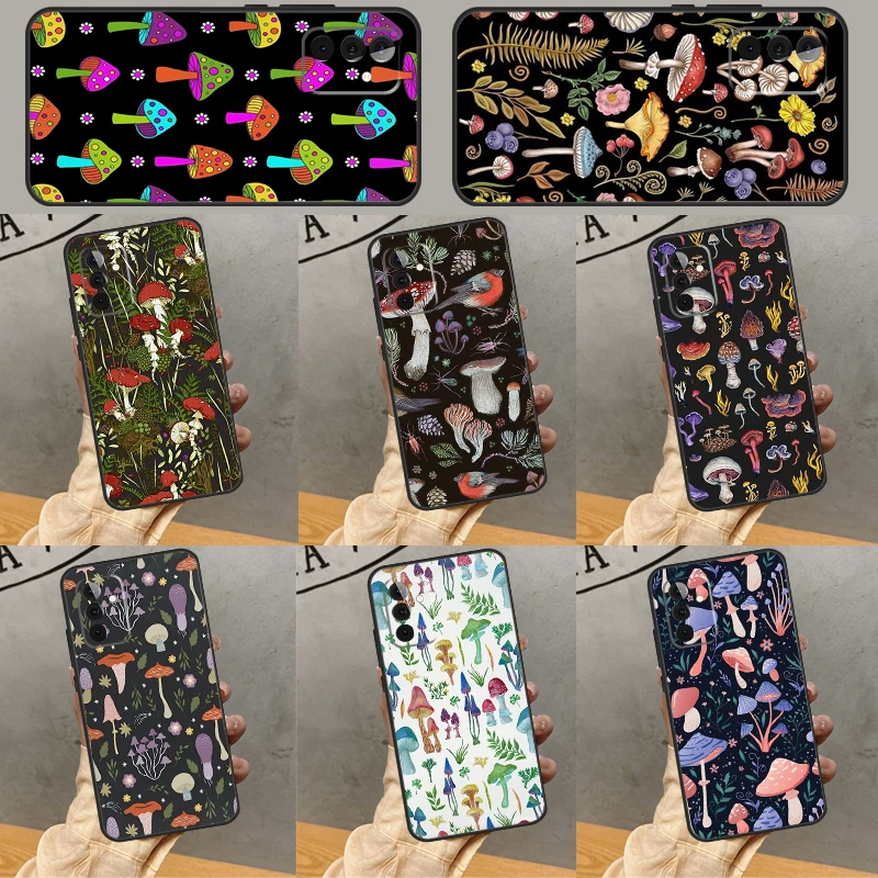 Trippy Mushroom Case For Samsung Galaxy A34 A54 A14 A24 A13 A23 A33 A53 A73 A12 A22 A32 A52 A51 A71 Cover