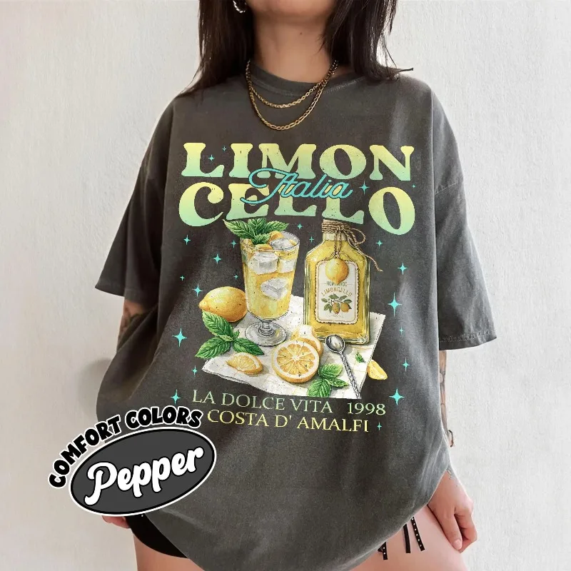 Autumn New Base Shirt Unisex T-shirt,La Dolce Vita Tshirt, Preppy Summer Tee, Beach Vacation Shirts, Amalfi Coast