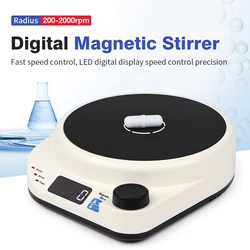 3L/5L Basic/Digital Magnetic Stirrer Adjustbable Vortex Mixer With Stir Bar Timer function Magnetic Mixer Laboratory Supplies